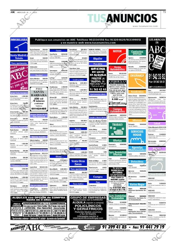 ABC MADRID 22-04-2009 página 79