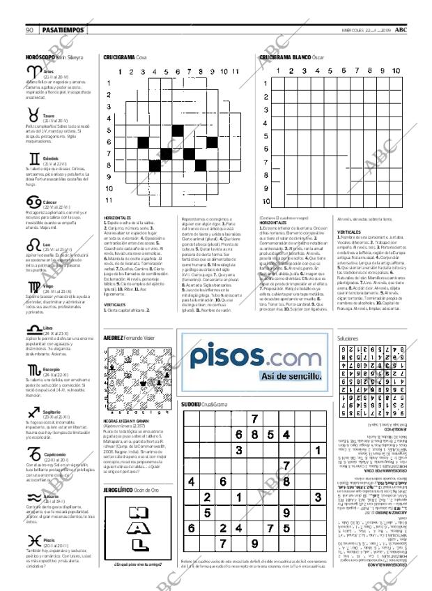 ABC MADRID 22-04-2009 página 90