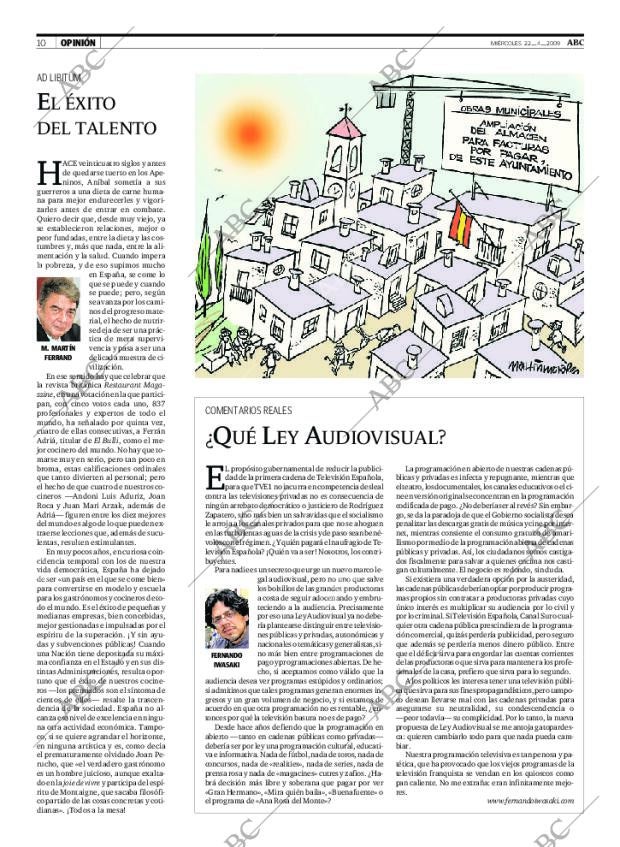 ABC SEVILLA 22-04-2009 página 10