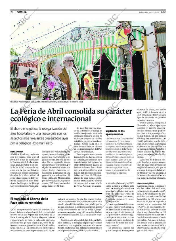 ABC SEVILLA 22-04-2009 página 22
