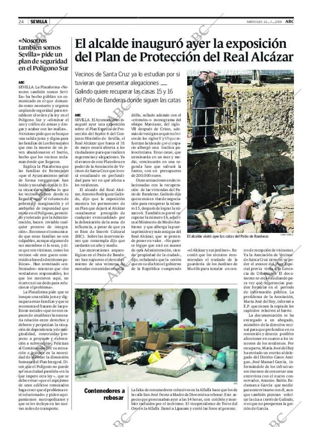 ABC SEVILLA 22-04-2009 página 24