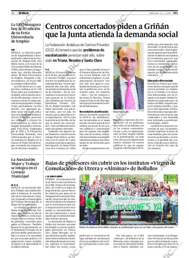 ABC SEVILLA 22-04-2009 página 26
