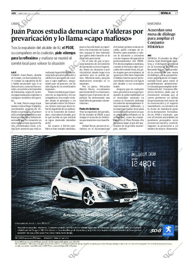 ABC SEVILLA 22-04-2009 página 27