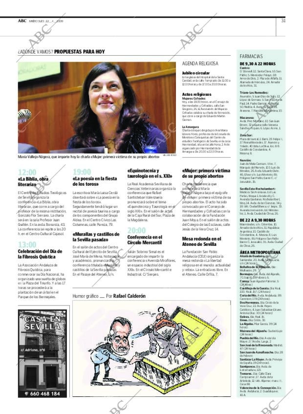 ABC SEVILLA 22-04-2009 página 31