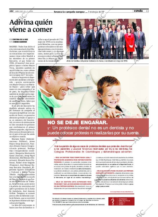 ABC SEVILLA 22-04-2009 página 43