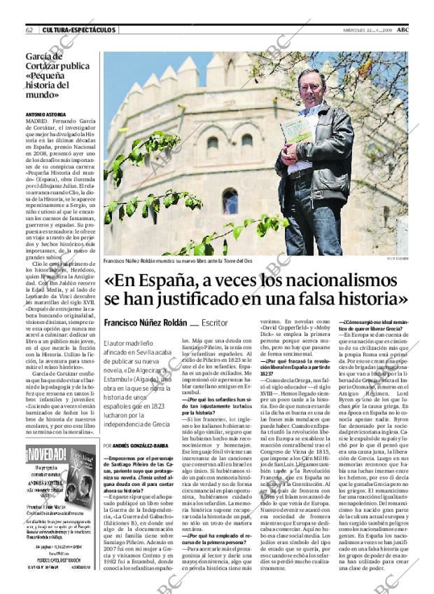 ABC SEVILLA 22-04-2009 página 62