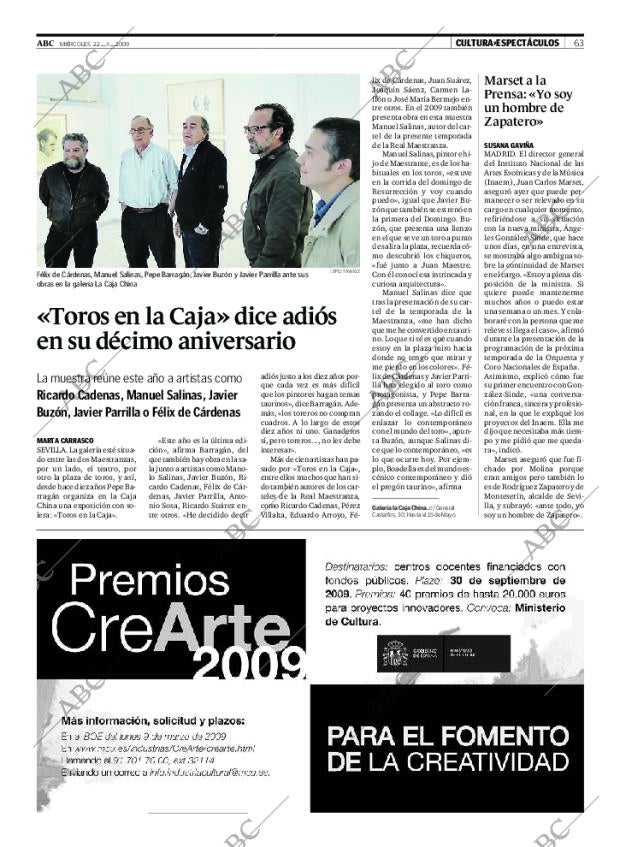 ABC SEVILLA 22-04-2009 página 63