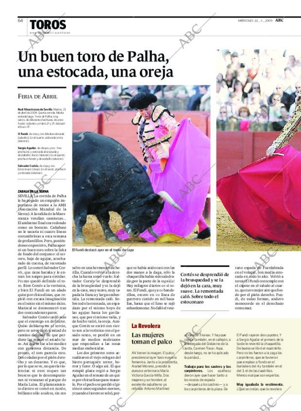ABC SEVILLA 22-04-2009 página 64
