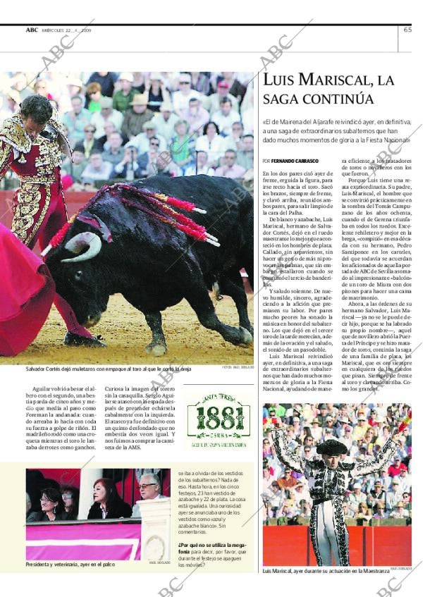 ABC SEVILLA 22-04-2009 página 65