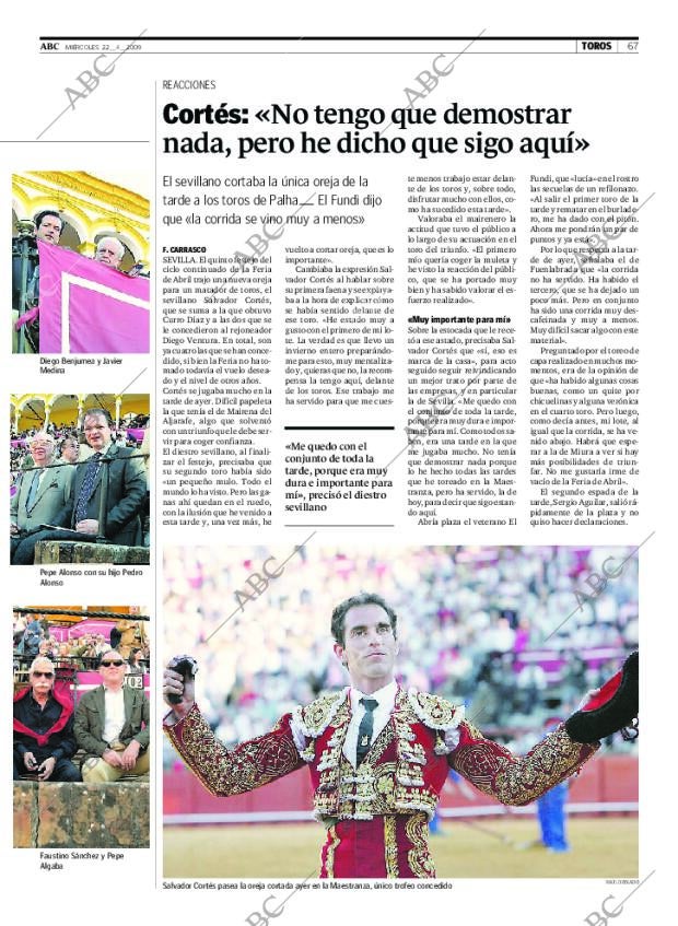 ABC SEVILLA 22-04-2009 página 67