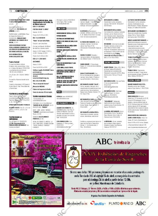 ABC SEVILLA 22-04-2009 página 72