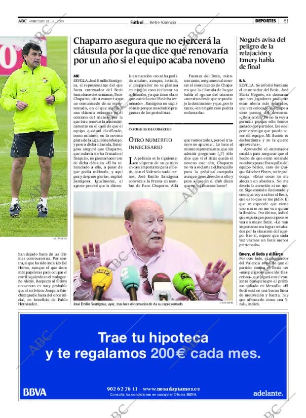 ABC SEVILLA 22-04-2009 página 81