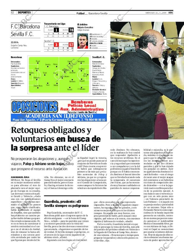 ABC SEVILLA 22-04-2009 página 82