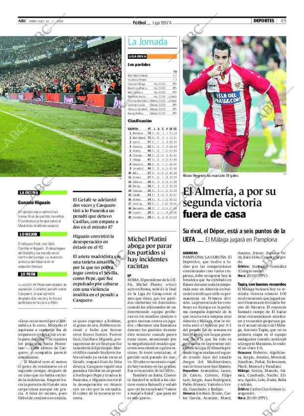 ABC SEVILLA 22-04-2009 página 85