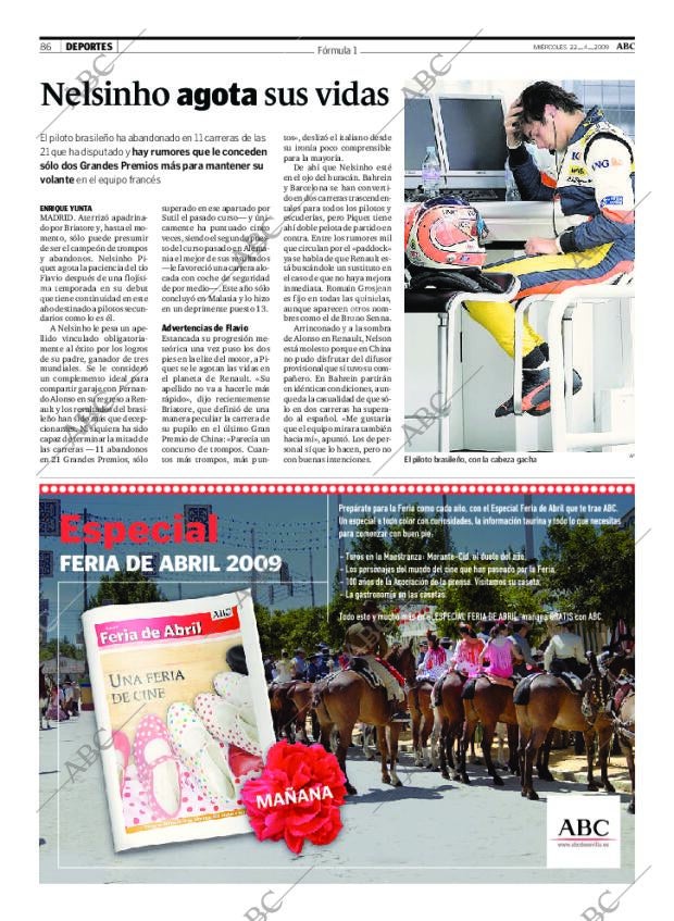 ABC SEVILLA 22-04-2009 página 86