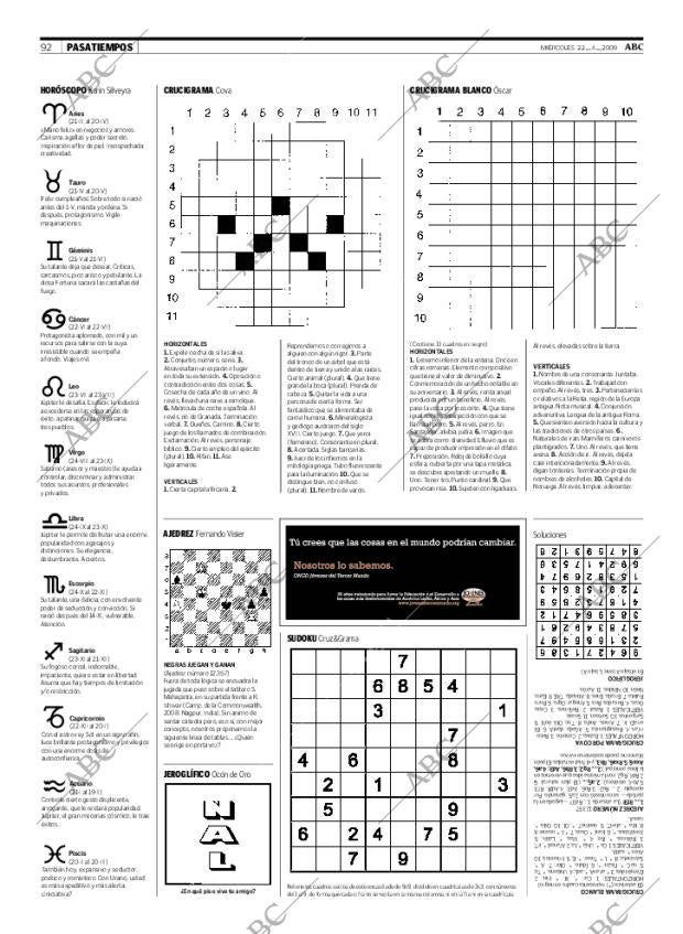 ABC SEVILLA 22-04-2009 página 92
