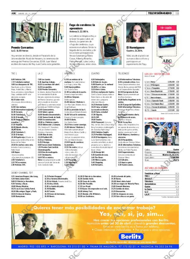 ABC MADRID 23-04-2009 página 111