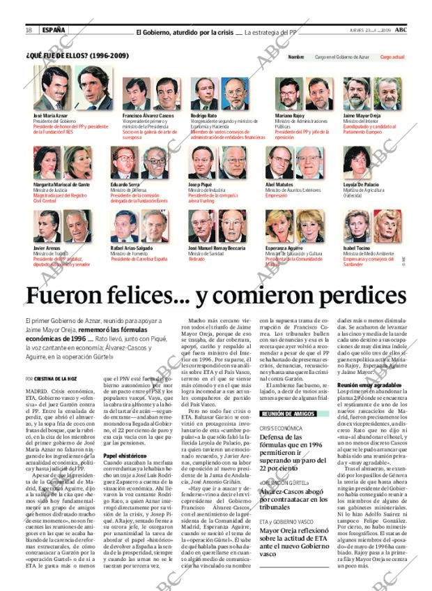 ABC MADRID 23-04-2009 página 18
