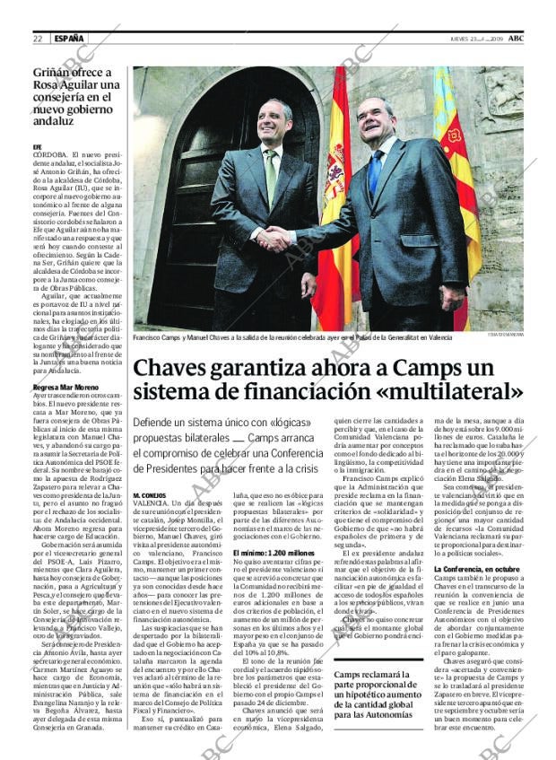 ABC MADRID 23-04-2009 página 22