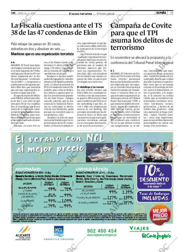ABC MADRID 23-04-2009 página 25