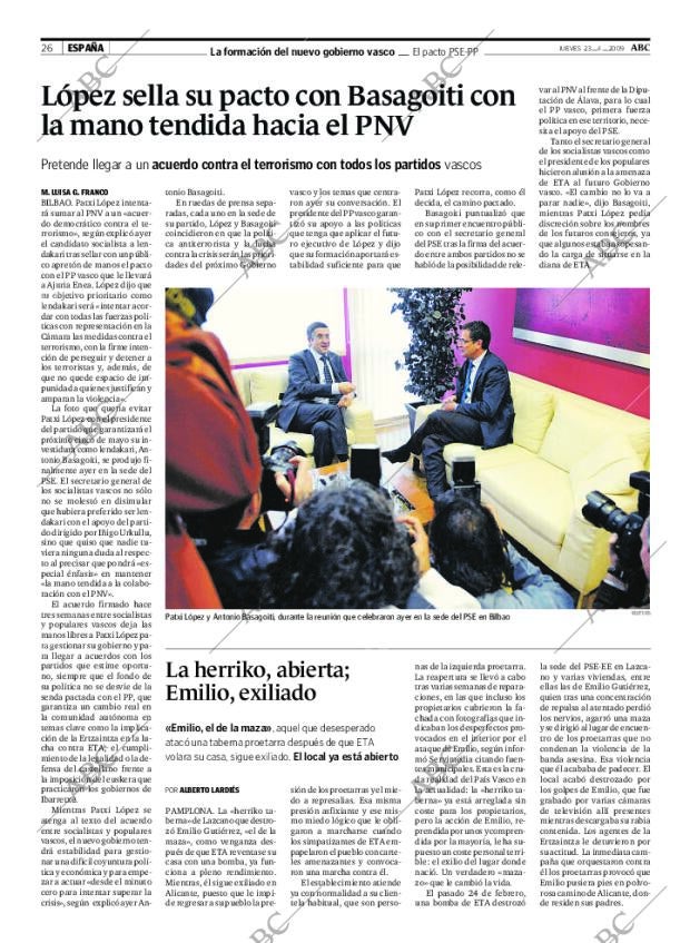 ABC MADRID 23-04-2009 página 26