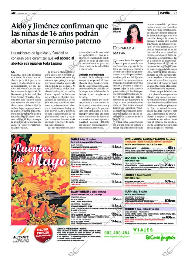 ABC MADRID 23-04-2009 página 27