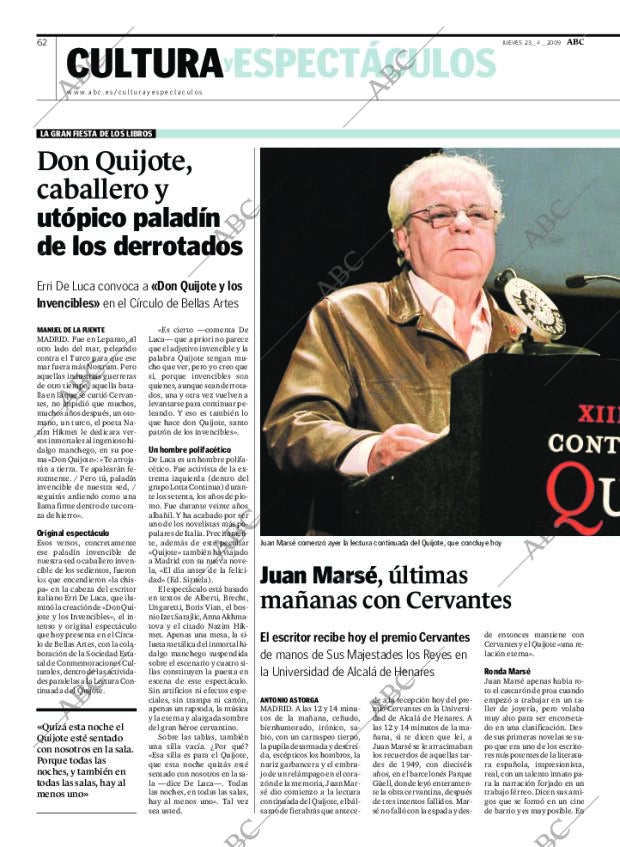 ABC MADRID 23-04-2009 página 62