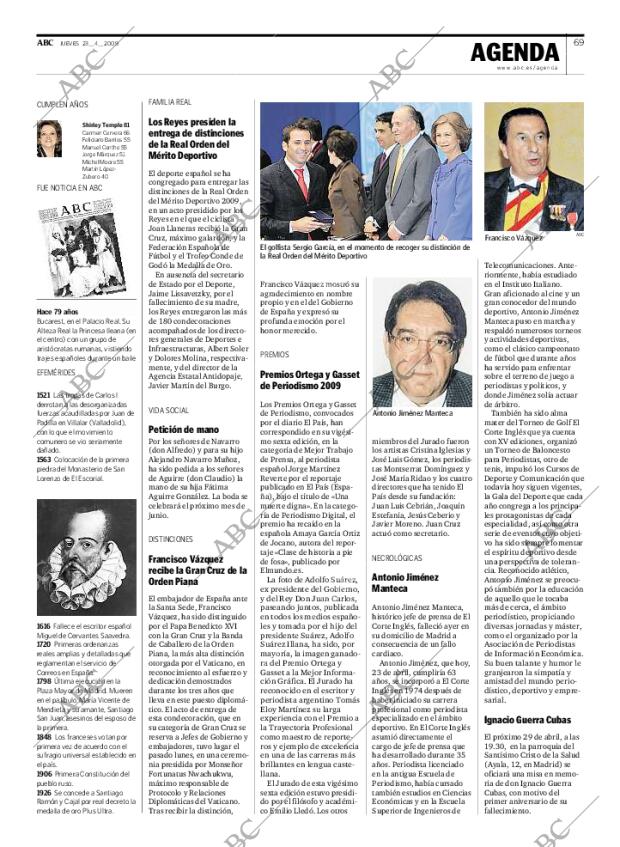 ABC MADRID 23-04-2009 página 69