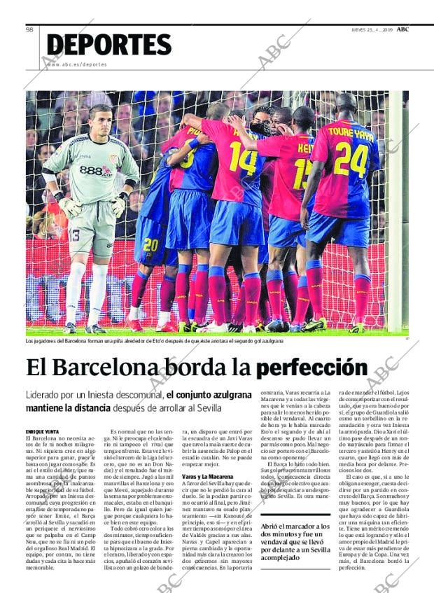 ABC MADRID 23-04-2009 página 98