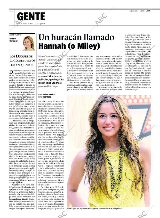 ABC SEVILLA 23-04-2009 página 114