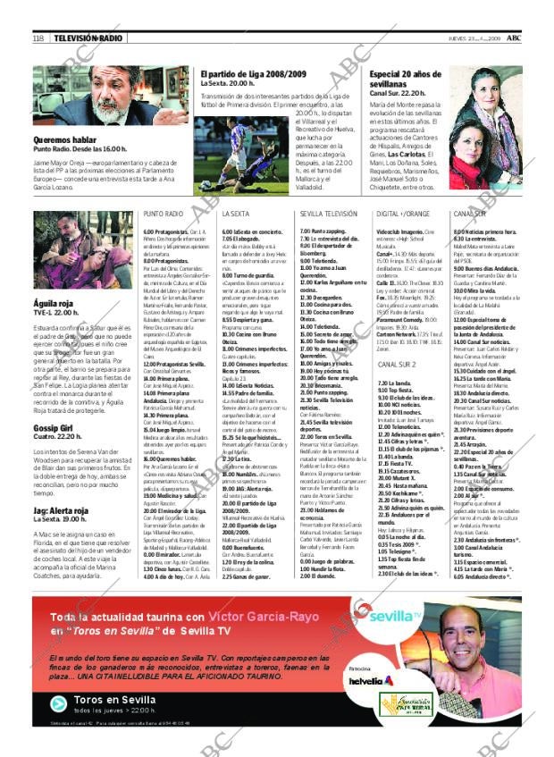 ABC SEVILLA 23-04-2009 página 118