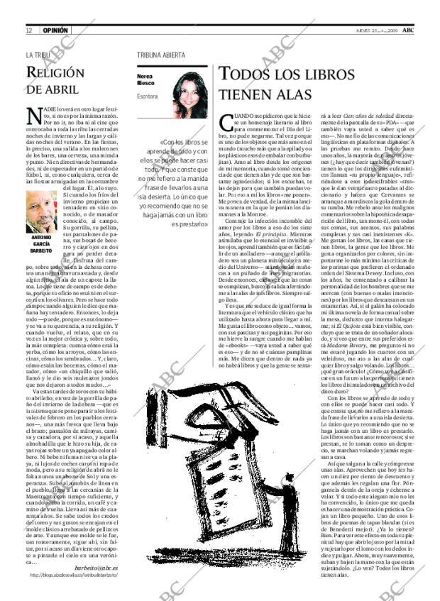 ABC SEVILLA 23-04-2009 página 12