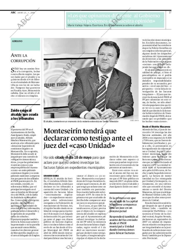 ABC SEVILLA 23-04-2009 página 17