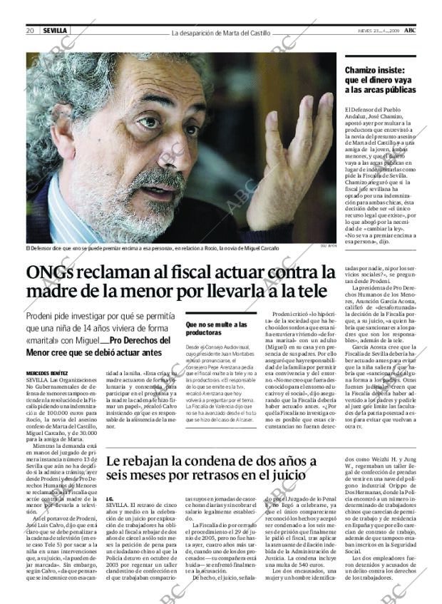 ABC SEVILLA 23-04-2009 página 20