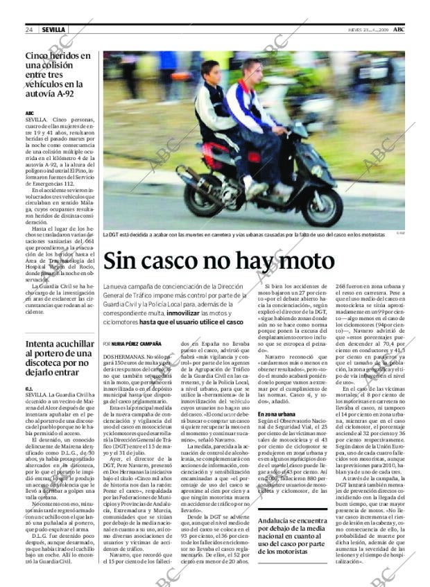ABC SEVILLA 23-04-2009 página 24