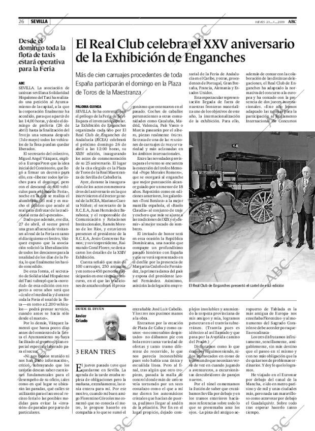 ABC SEVILLA 23-04-2009 página 26
