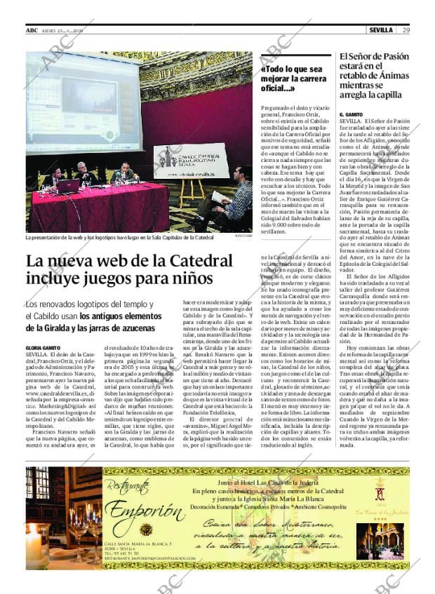 ABC SEVILLA 23-04-2009 página 29
