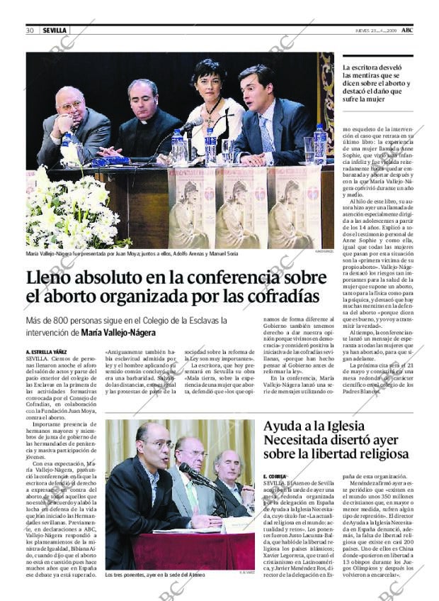 ABC SEVILLA 23-04-2009 página 30