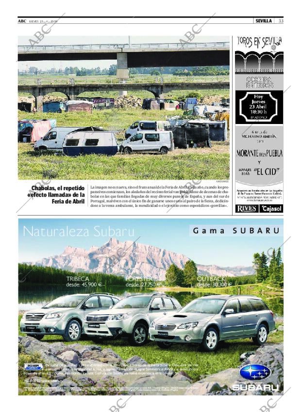 ABC SEVILLA 23-04-2009 página 33