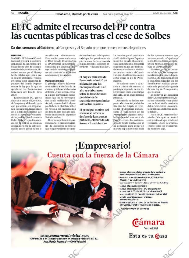 ABC SEVILLA 23-04-2009 página 52