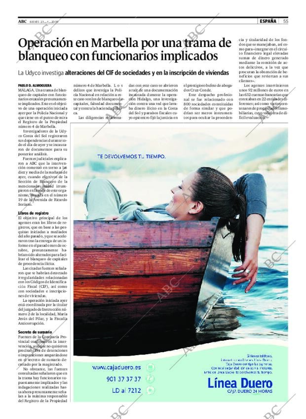 ABC SEVILLA 23-04-2009 página 55