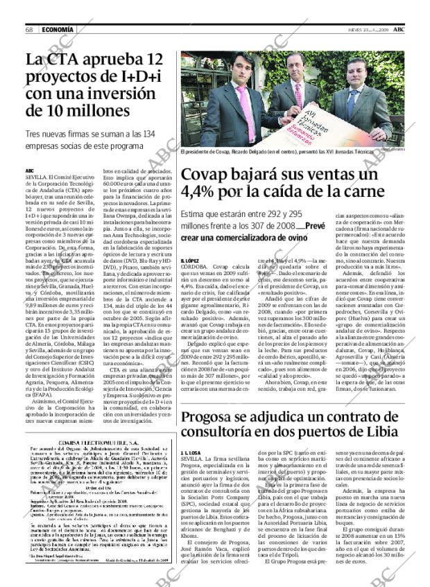 ABC SEVILLA 23-04-2009 página 68