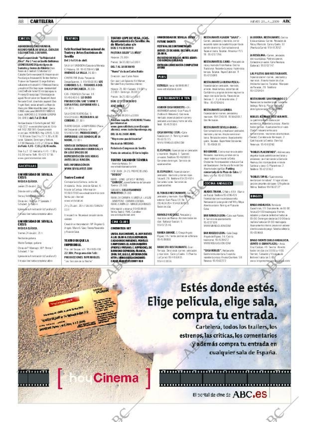 ABC SEVILLA 23-04-2009 página 88
