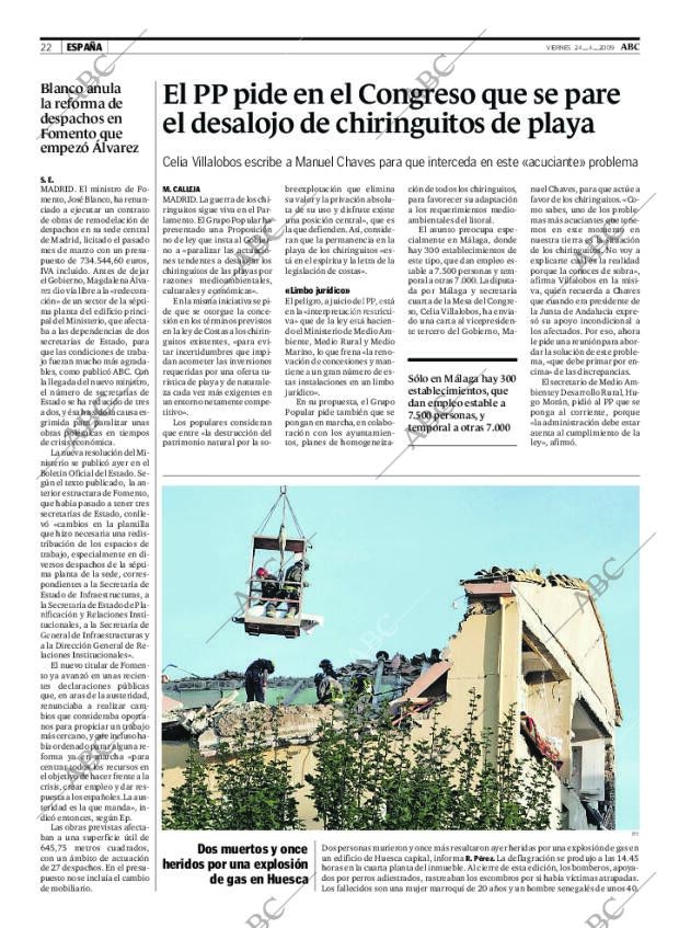 ABC MADRID 24-04-2009 página 22