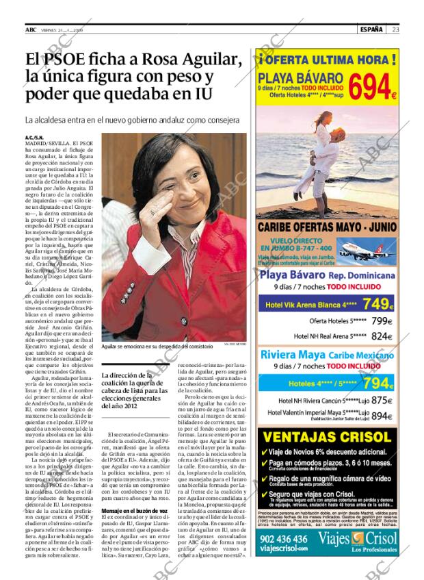 ABC MADRID 24-04-2009 página 23