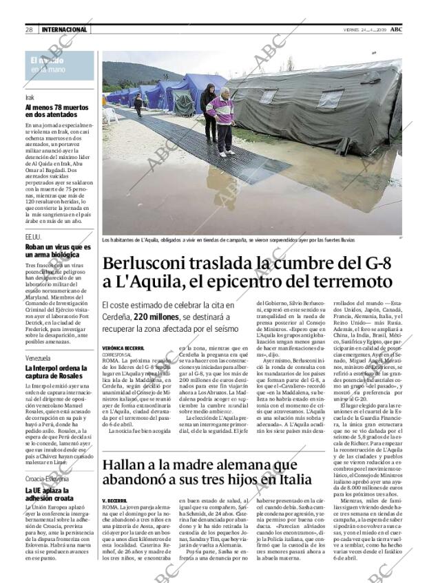 ABC MADRID 24-04-2009 página 28