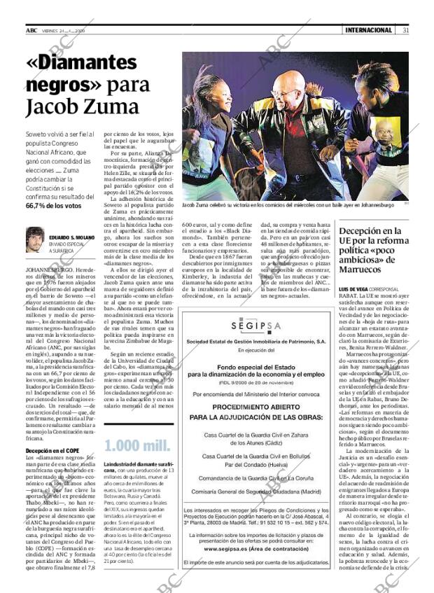 ABC MADRID 24-04-2009 página 31