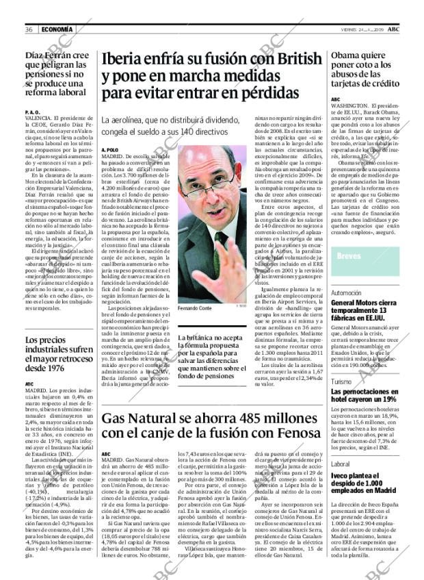 ABC MADRID 24-04-2009 página 36