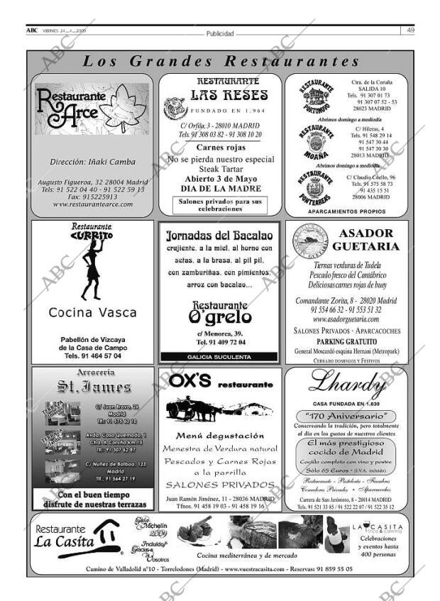 ABC MADRID 24-04-2009 página 49