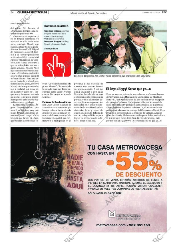 ABC MADRID 24-04-2009 página 54